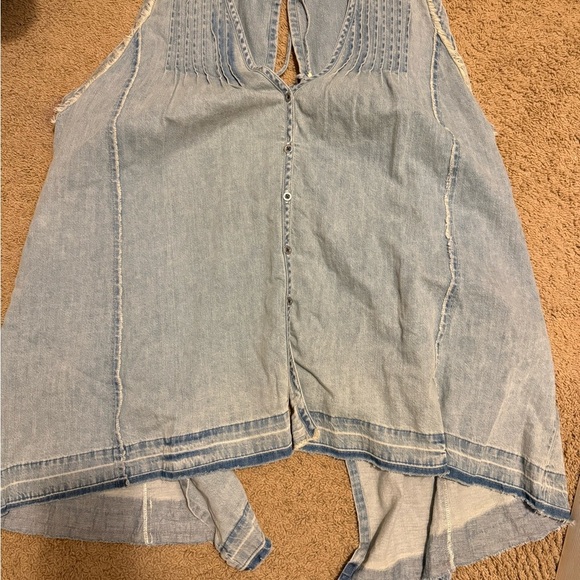 We The Free Blue Denim Dress - Picture 8 of 13